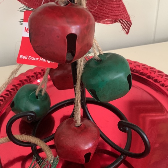 🆕 MERRY BRIGHT Christmas Bells Doorknocker - Picture 2 of 10